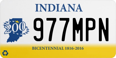 IN license plate 977MPN