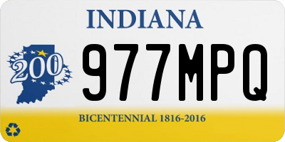 IN license plate 977MPQ