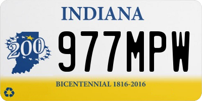 IN license plate 977MPW
