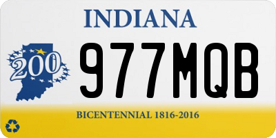 IN license plate 977MQB