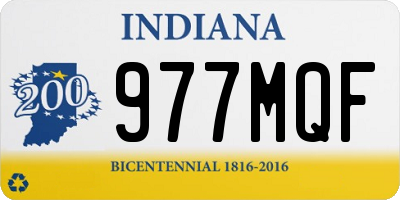IN license plate 977MQF
