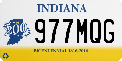 IN license plate 977MQG