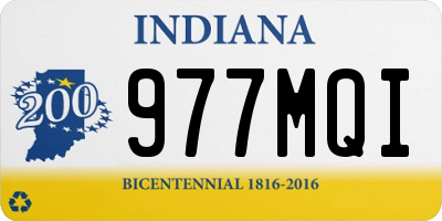 IN license plate 977MQI