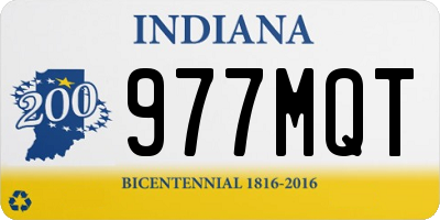 IN license plate 977MQT