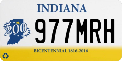 IN license plate 977MRH