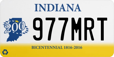 IN license plate 977MRT