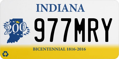 IN license plate 977MRY