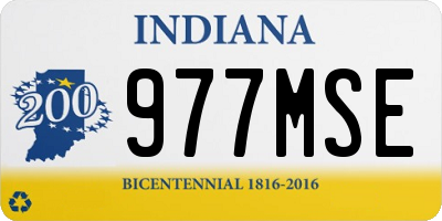 IN license plate 977MSE