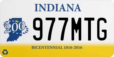 IN license plate 977MTG