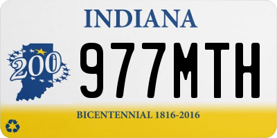 IN license plate 977MTH