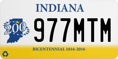 IN license plate 977MTM