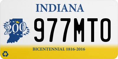 IN license plate 977MTO