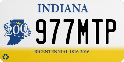 IN license plate 977MTP