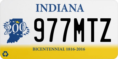 IN license plate 977MTZ