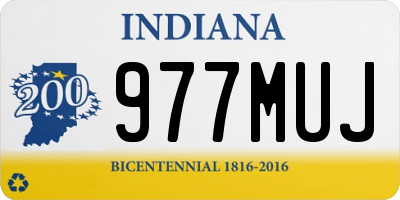 IN license plate 977MUJ