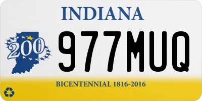 IN license plate 977MUQ