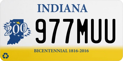 IN license plate 977MUU