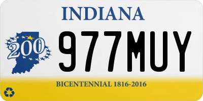 IN license plate 977MUY