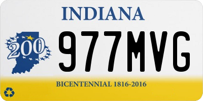 IN license plate 977MVG