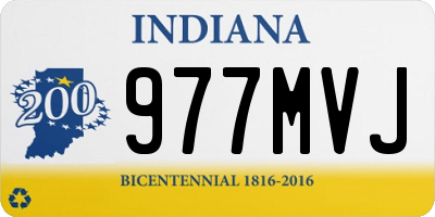 IN license plate 977MVJ