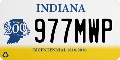 IN license plate 977MWP