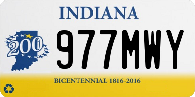 IN license plate 977MWY