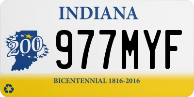 IN license plate 977MYF