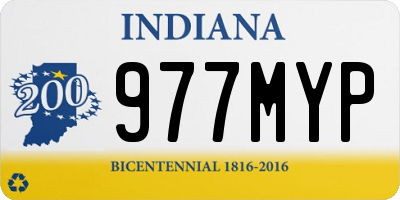 IN license plate 977MYP