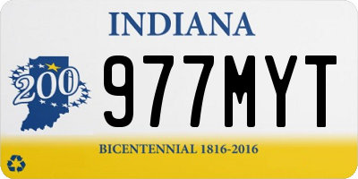 IN license plate 977MYT