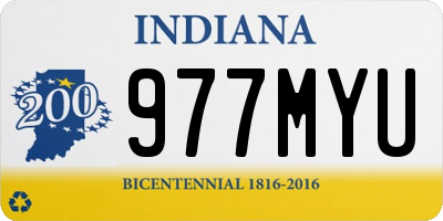 IN license plate 977MYU