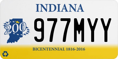IN license plate 977MYY
