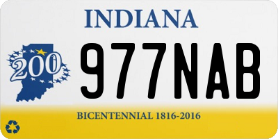 IN license plate 977NAB