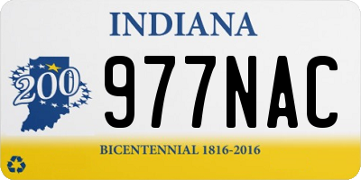 IN license plate 977NAC