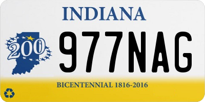 IN license plate 977NAG