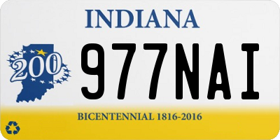 IN license plate 977NAI