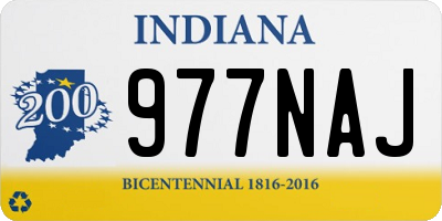 IN license plate 977NAJ