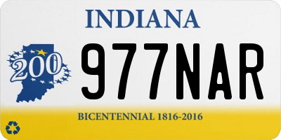 IN license plate 977NAR