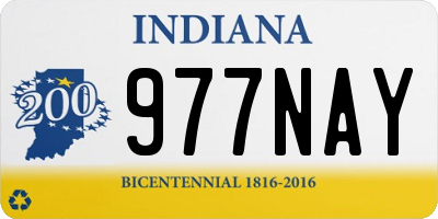 IN license plate 977NAY
