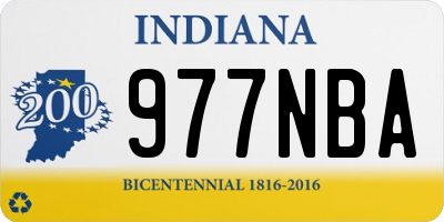 IN license plate 977NBA