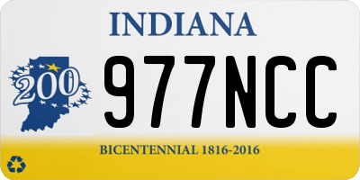 IN license plate 977NCC