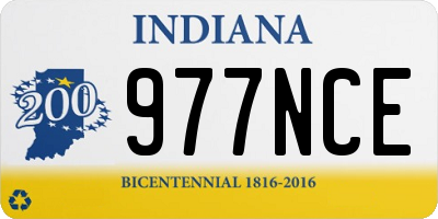 IN license plate 977NCE