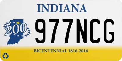 IN license plate 977NCG