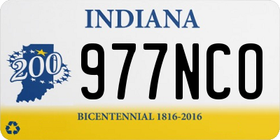 IN license plate 977NCO