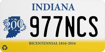 IN license plate 977NCS