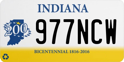 IN license plate 977NCW