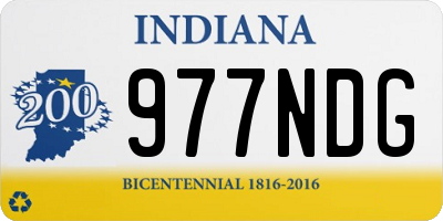 IN license plate 977NDG