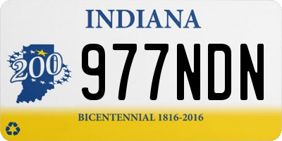 IN license plate 977NDN
