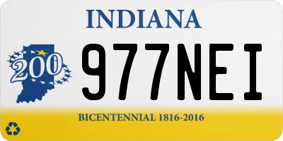 IN license plate 977NEI
