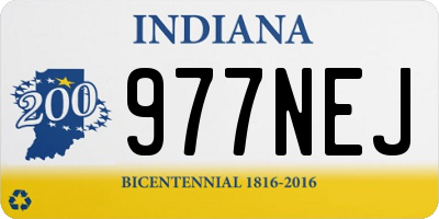 IN license plate 977NEJ