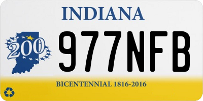 IN license plate 977NFB